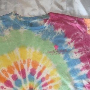 tie dye simply southern tee
